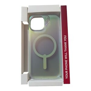 O5. ZAGG Milan Snap MagSafe Case For Apple iPhone 15/14/13‎ - Iridescent
